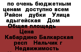 1-по очень бюджетным ценам, доступно всем! › Район ­ дубки › Улица ­ адыгейская › Дом ­ 2 › Общая площадь ­ 37 › Цена ­ 592 000 - Кабардино-Балкарская респ., Нальчик г. Недвижимость » Квартиры продажа   